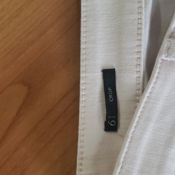 Talbots Flawless 5-Pocket Crop Jeans Light Pink 6 - Picture 4 of 8